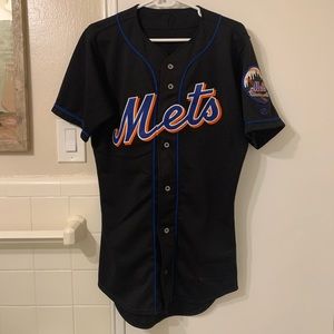 Authentic New York Mets Black Jersey Size 36 SMALL